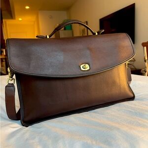 Vintage Coach Lexington Briefcase - # 5265 (Mahogany Brown)